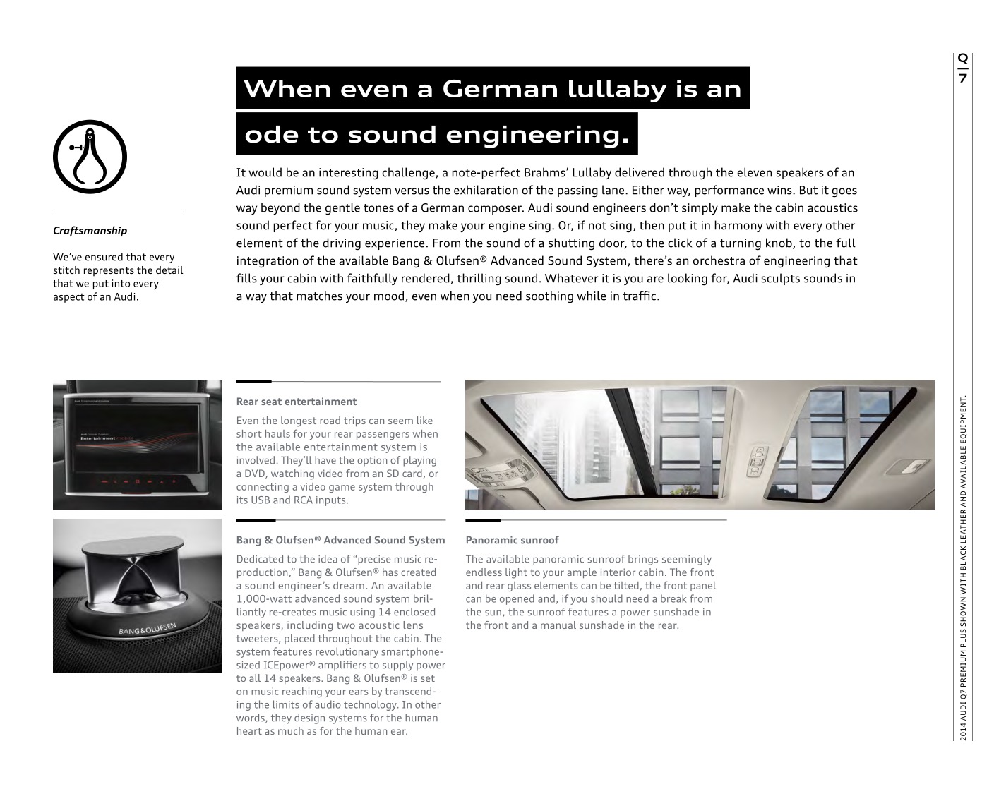 2014 Audi Q7 Brochure Page 4
